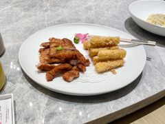 蒜香骨拼脆皮奶-淮扬村中餐厅