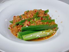 水豆豉拌秋葵-周三的情书花园餐厅(江北店)