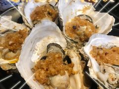 蒜蓉烤生蚝-蚝美人·生蚝海鲜烧烤(茶花园店)