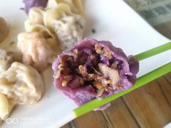 紫甘蓝锅巴饺子-宝源饺子(麦子店街店)