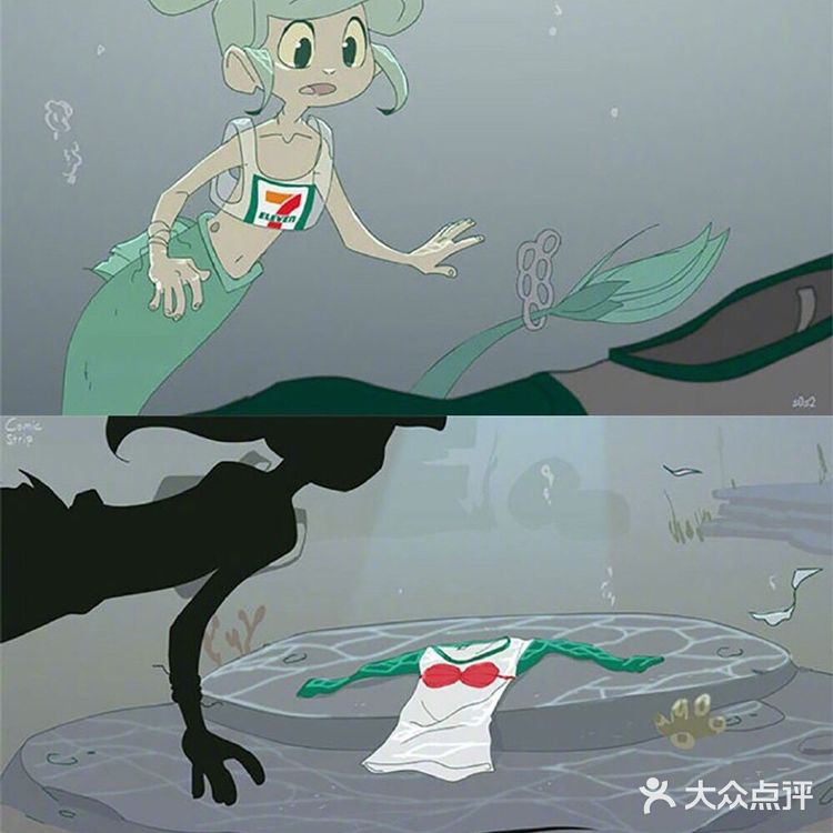 [撇嘴]当海洋被污染后，小美人鱼会变成什么样的呢？