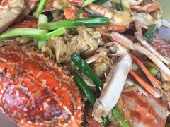 姜葱炒花蟹-七鲜渔港美食餐厅(巽寮湾海景店)