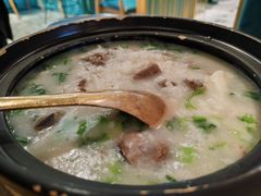 鲜淮山春菜排骨粥-潮粥荟·潮汕砂锅粥(朝阳大悦城店)