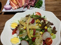 -明洞阿姨·韩式酱蟹烤肉·创意料理(三元桥店)