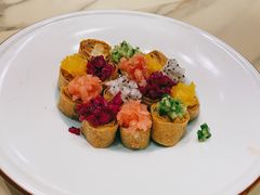 满园春色水果咯吱-柒园·三十年创意杭帮菜(龙湖滨江天街店)