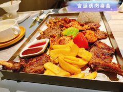 宫廷烤肉拼盘-伊斯坦布尔土耳其清真咖啡餐厅