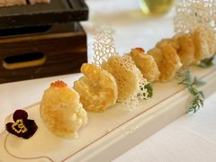 珊瑚百香果芥味蝦球-正佳广场万豪酒店-粤菜餐厅·点心·海鲜·聚餐