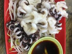 芥末白灼八爪鱼-贞姨美食·老字号海鲜大排档