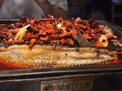 香辣味烤鱼-探鱼·鲜青椒爽麻烤鱼(银泰城店)