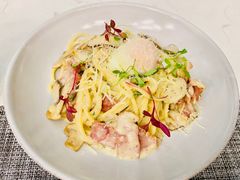 奶油汁培根溏心蛋意面-Future&Kitchen