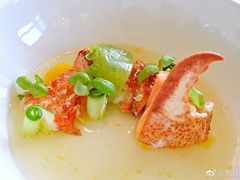 龙虾番茄沙拉。番茄冻汤-Caprice(香港四季酒店)
