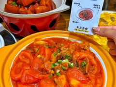 -东来菜馆•手抓海鲜家常菜•海鲜锅贴(鸽子窝店)