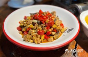 Spicy Chicken with Loofah