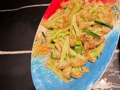 蒜苗炒台山菜花-粤·向群饭店(二沙岛店)