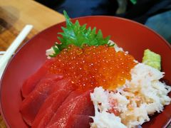 鱼籽金枪鱼蟹肉盖饭-札幌二条市场 大矶(本店)