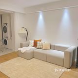韩式极简客厅｜我家用过的奶油色系地毯合集！
