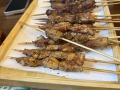 -劳动公园新疆人烤腰子