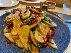 甜辣干锅土豆片-勺园西餐厅
