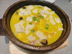 海胆金汤手掰鲜豆腐-北平食府·北京烤鸭(北京西站六里桥店)