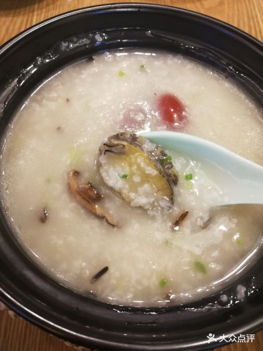 禾丰记砂锅粥店(世纪金源店)野米鲍鱼粥图片