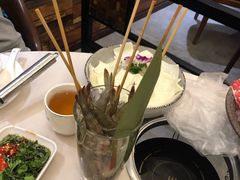 竹签虾-围炉夜话·潮汕卤水火锅(榕江店)