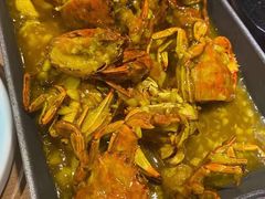 特色花盖蟹（蒜香味）-街角等你.大连海鲜烧烤.经典铁板海鲜串(西安路店)