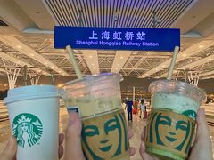 抹茶星冰乐-星巴克(上海虹桥站2A检票口)