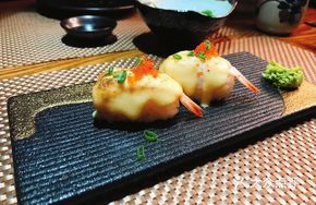Cheese Baked Emperor Scallop Roll