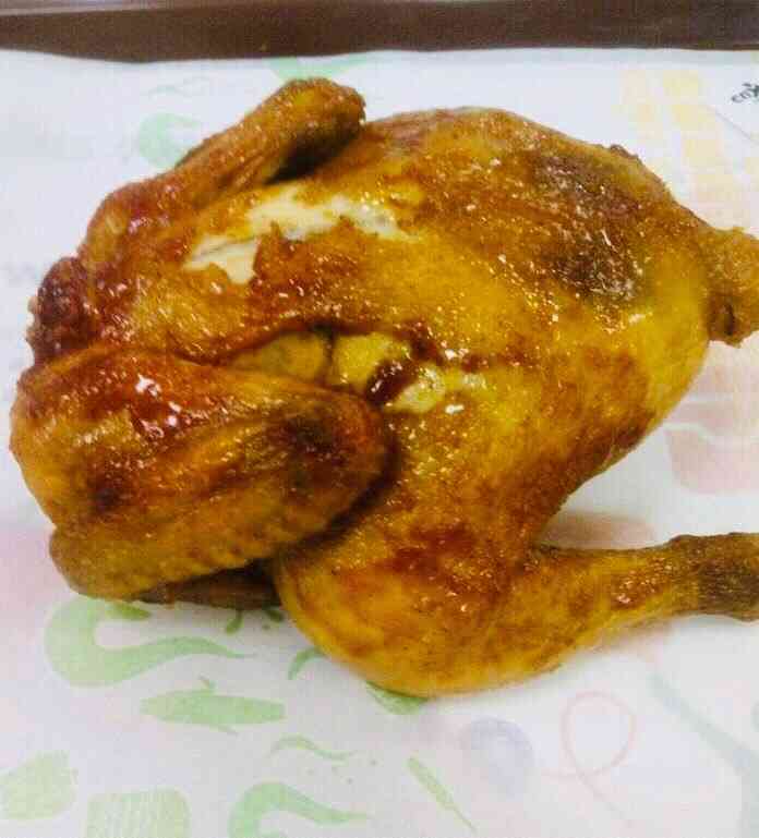 华莱士·全鸡汉堡(老胖发祥店)-"好吃,但可乐加冰太多,足有小半杯.