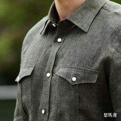 点击看大图 -怒马会 全麻衬西装高级定制