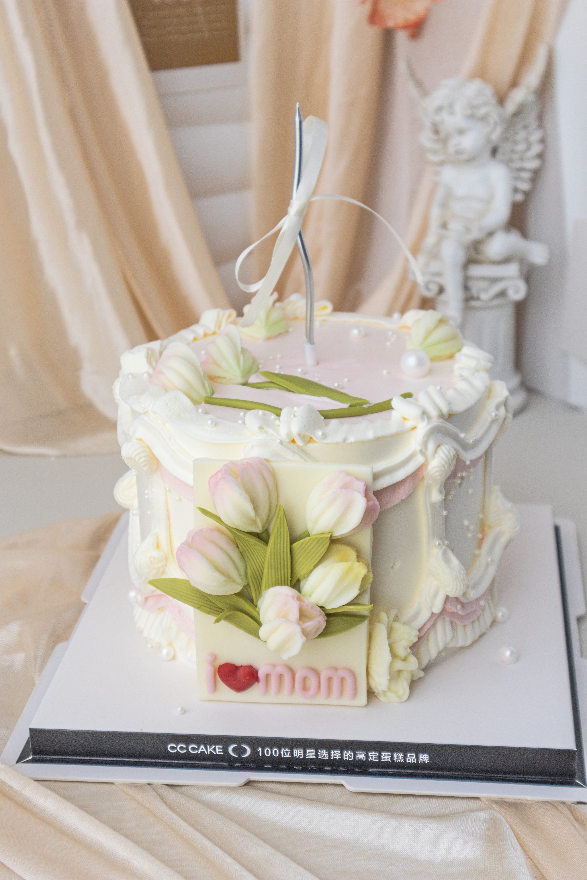 北京母亲节翻糖蛋糕🌷郁金香裱花蛋糕❗️