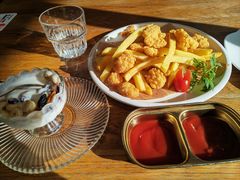 鸡米花薯条双拼-花舍·新派粤菜·西餐·下午茶(亚运村·鸟巢店)