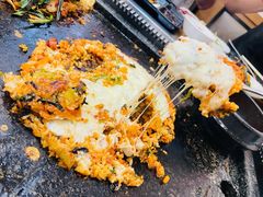 芝士石板炒饭-韩阳王石板烤肉