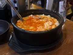 海鲜豆腐汤-包装马车·韩国料理·포장마차