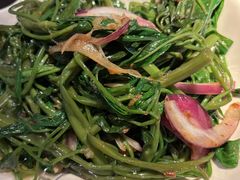 马拉盏炒通菜-大头虾越式风味餐厅(光明广场店)