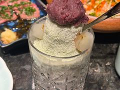 抹茶刨冰甜品-然锅料理
