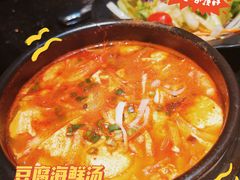 豆腐海鲜汤-木槿花韩式炭烤·熟成肉工坊(孙文东路店)