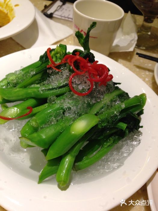 奖门人香港茶餐厅(恒丰店)-冰镇芥兰-菜-冰镇芥兰图片-上海美食-大众