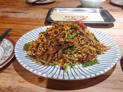 孜然牛肉炒方便面-阿记烧烤(大兴新区店)
