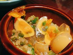 黄金皮蛋擂椒茄-江边城外烤全鱼(方庄时代购物中心店)