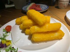 炸鲜奶-小放牛炒菜馆(华北商厦店)