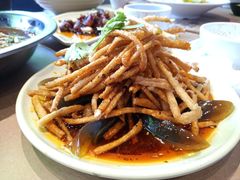 凉拌皮蛋馓子-靓靓蒸虾·头牌蒸虾(南山桂庙店)