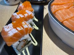 三文鱼腩加州卷-万岁寿司(虎门万达店)