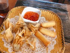 炸牛奶拼炸云吞-阿多私房菜(顺德店)