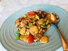 荠菜冬笋滑鸡球-无锡苏宁银河国际酒店-悦府65中餐厅