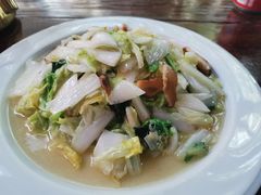 青菜炒香菇-古韵餐厅(湖畔大学店)