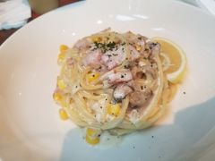 黑松露奶油蘑菇培根意面-麦田工坊(月湖店)