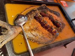 金银蒜香味凌波鱼-探鱼·鲜青椒爽麻烤鱼(苏宁广场店)