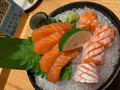 三文鱼刺身-鹿岛日式料理(嘉善施家南路店)