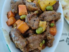 鲜菠萝牛肉粒-深海中餐厅(国家海洋博物馆店)